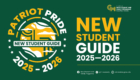 A graphic for the 2024 to 2025 New Student Guide.